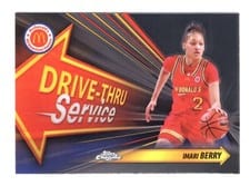 2024 Topps Chrome McDonald's All-American Drive-Thru Service Imari Berry #DTS-IMB card