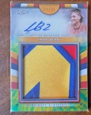 2024 Topps Chrome McDonald's All-American Golden Patch Autographs Imari Berry #GPA-IB card