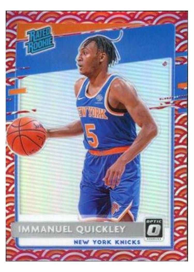 2020-21 Donruss Optic Base Set Immanuel Quickley #175 card