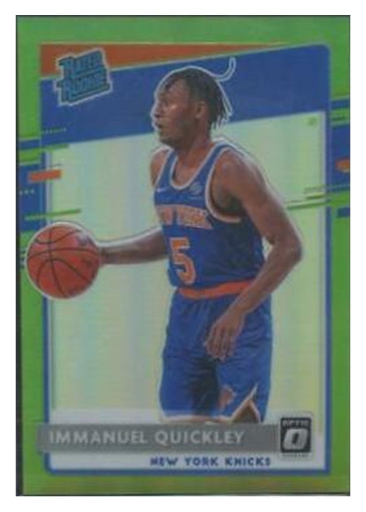 2020-21 Donruss Optic Base Set Immanuel Quickley #175 card