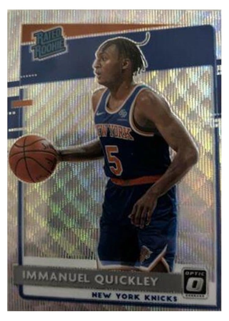 2020-21 Donruss Optic Base Set Immanuel Quickley #175 card