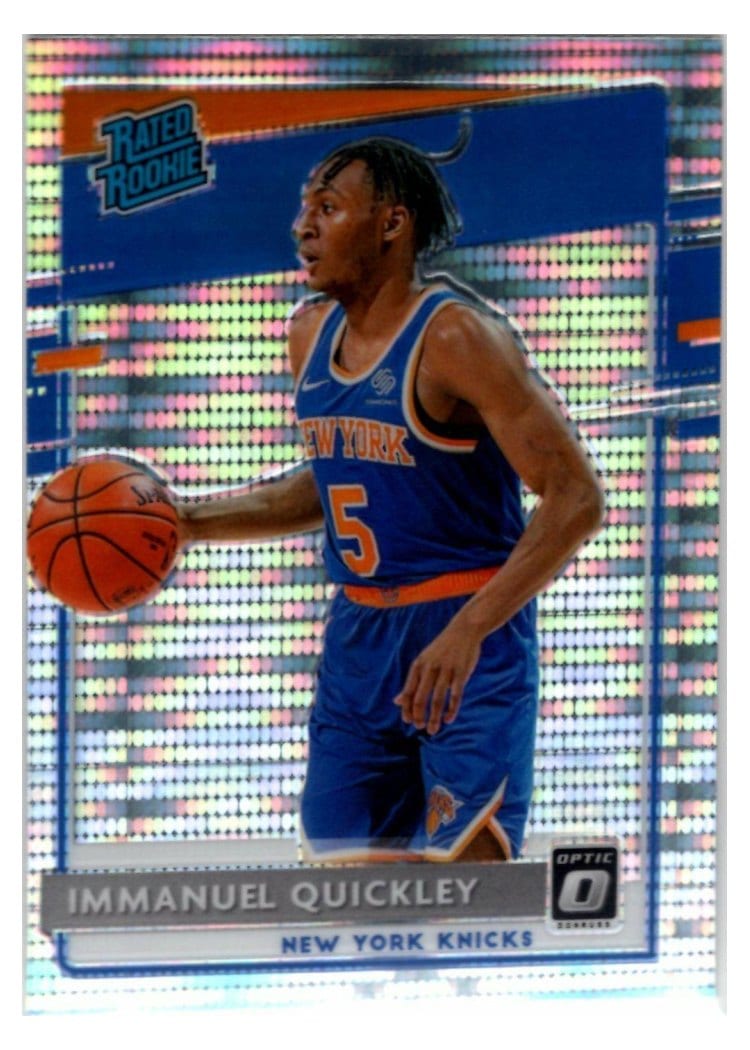 2020-21 Donruss Optic Base Set Immanuel Quickley #175 card