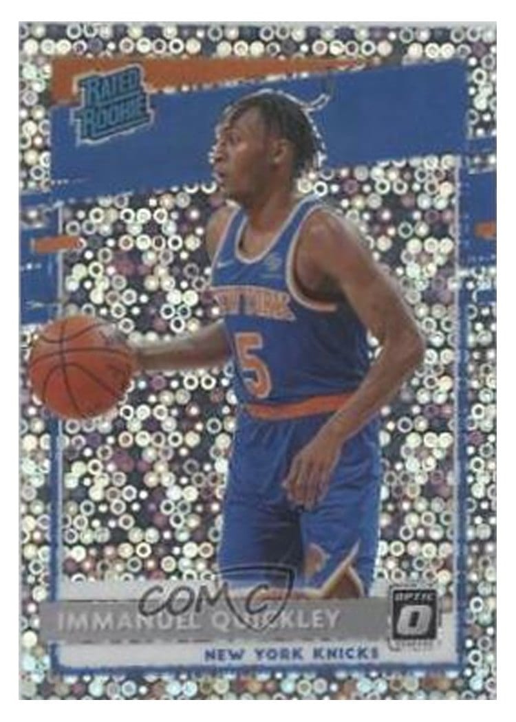 2020-21 Donruss Optic Base Set Immanuel Quickley #175 card