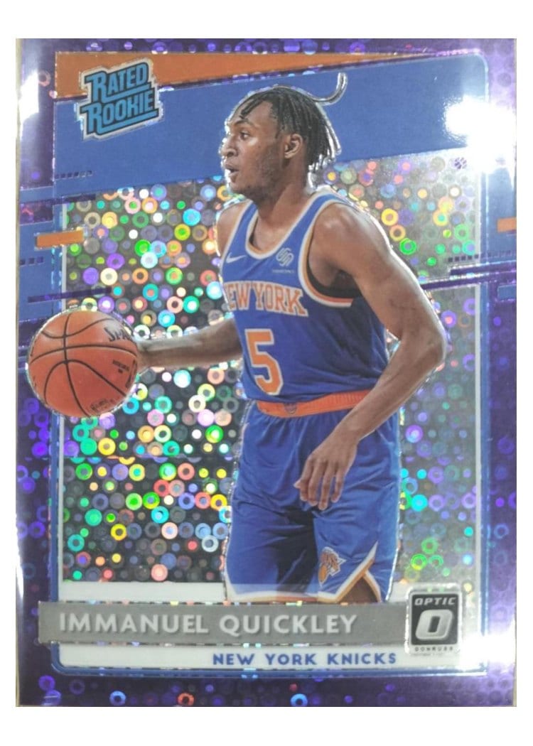 2020-21 Donruss Optic Base Set Immanuel Quickley #175 card