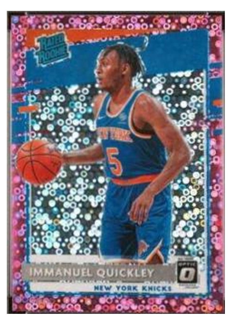 2020-21 Donruss Optic Base Set Immanuel Quickley #175 card
