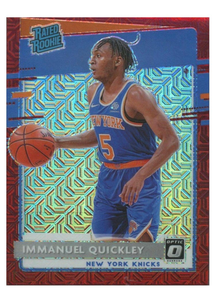 2020-21 Donruss Optic Base Set Immanuel Quickley #175 card