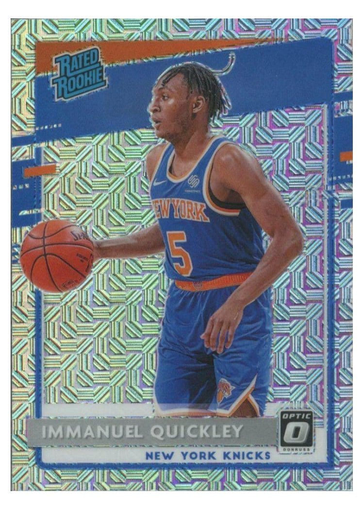 2020-21 Donruss Optic Base Set Immanuel Quickley #175 card