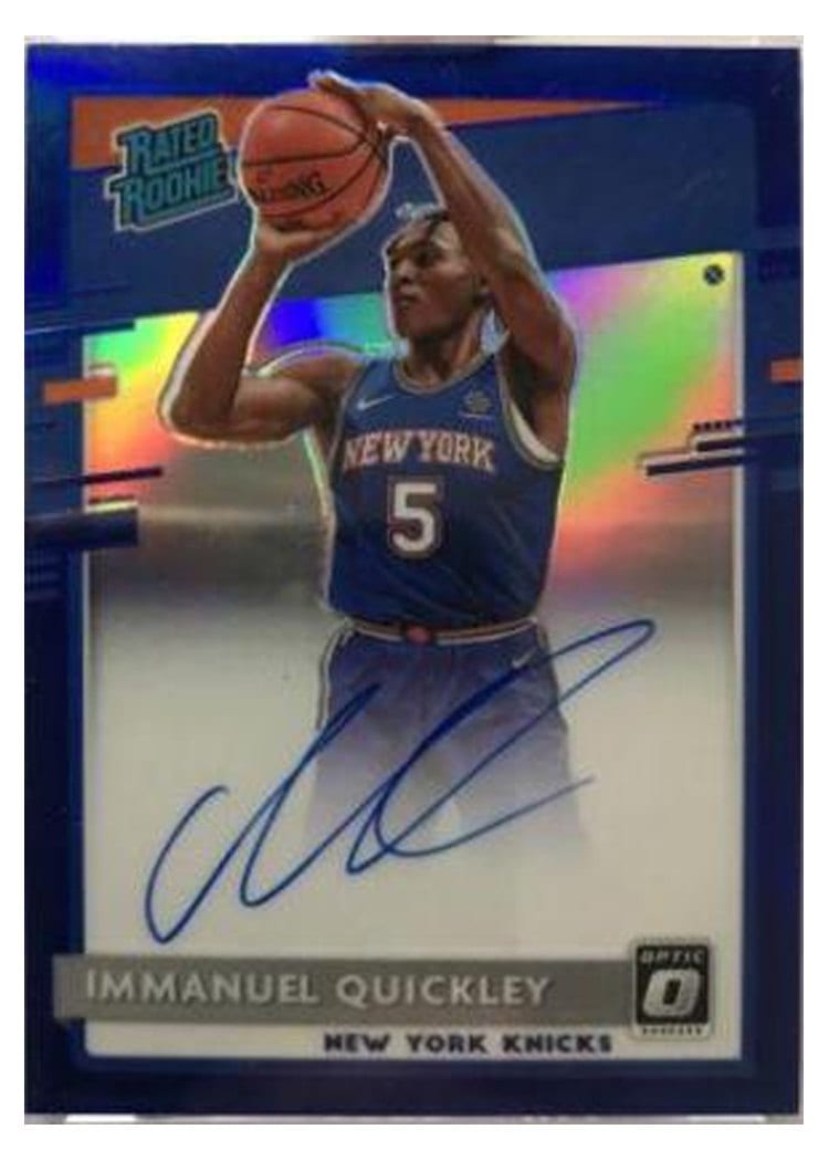2020-21 Donruss Optic Base Set Immanuel Quickley #175 card