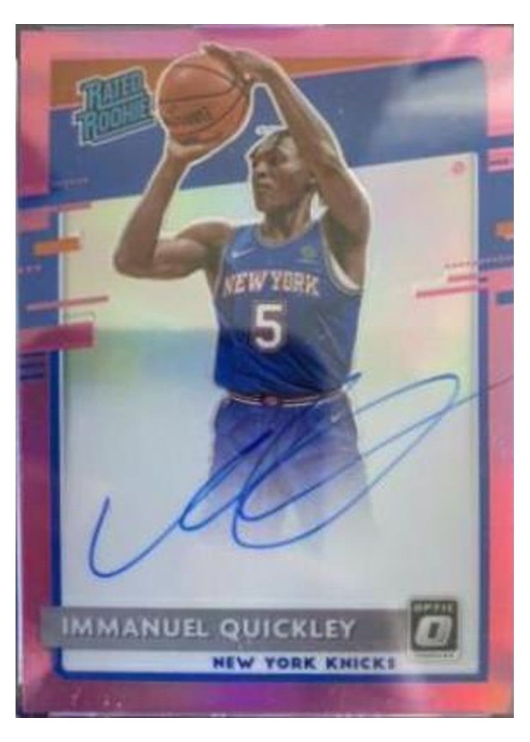 2020-21 Donruss Optic Base Set Immanuel Quickley #175 card
