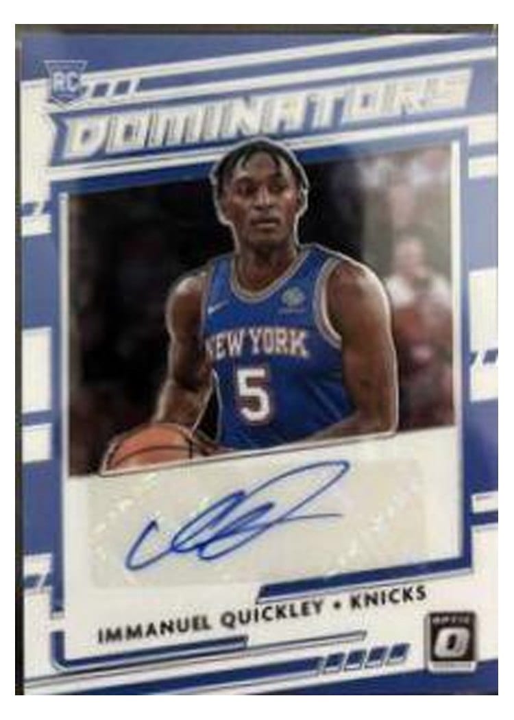 2020-21 Donruss Optic Base Set Immanuel Quickley #175 card