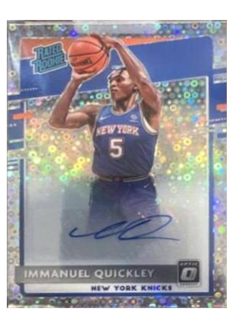 2020-21 Donruss Optic Base Set Immanuel Quickley #175 card