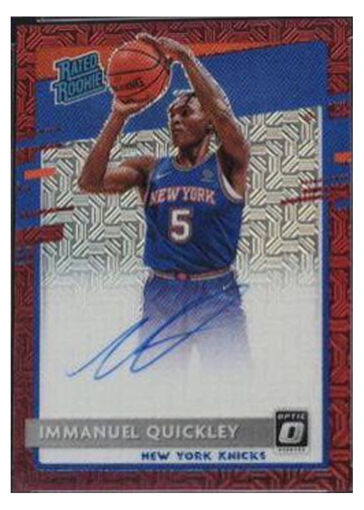 2020-21 Donruss Optic Base Set Immanuel Quickley #175 card