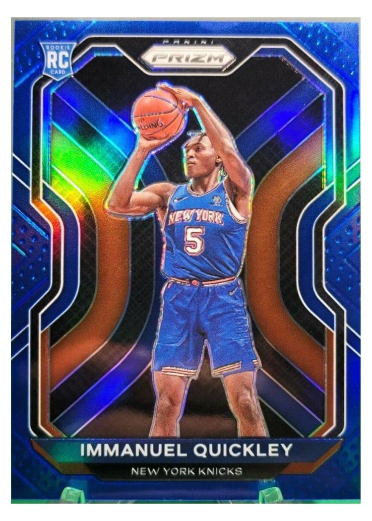 2020-21 Panini Prizm Base Set Immanuel Quickley #296 card