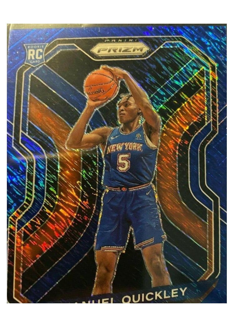 2020-21 Panini Prizm Base Set Immanuel Quickley #296 card
