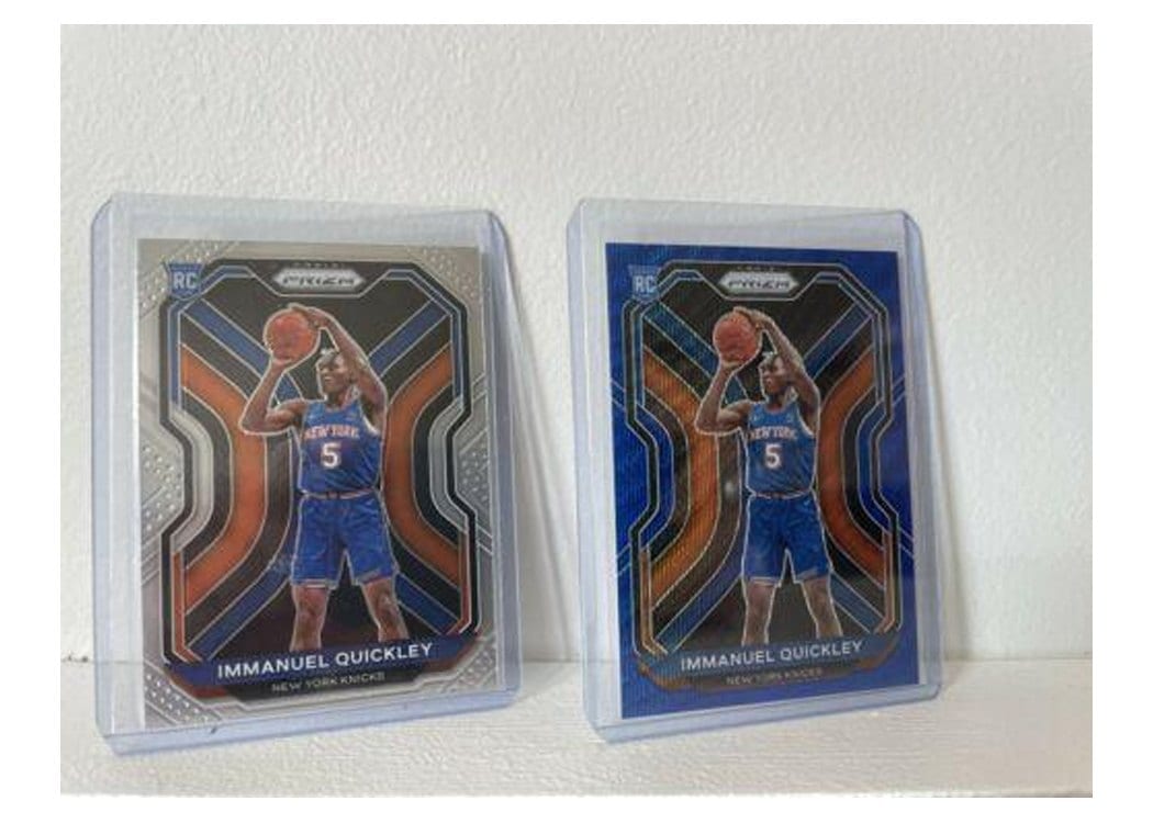 2020-21 Panini Prizm Base Set Immanuel Quickley #296 card