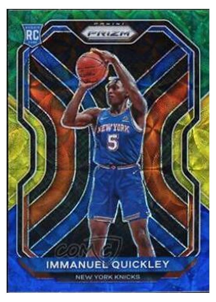 2020-21 Panini Prizm Base Set Immanuel Quickley #296 card