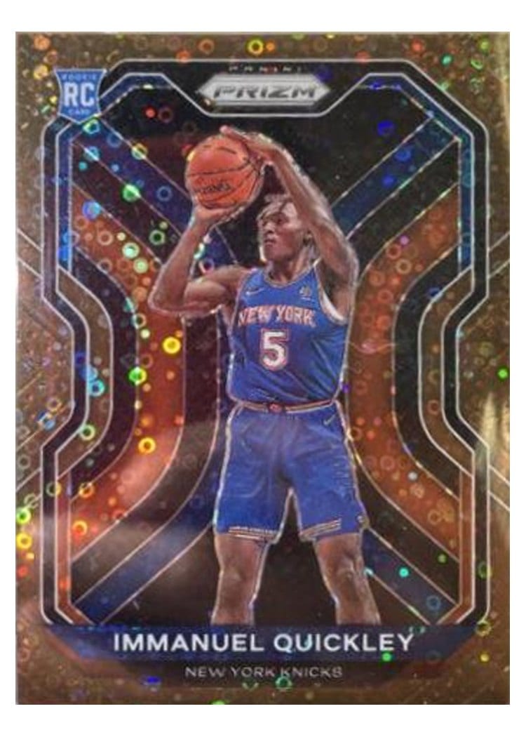2020-21 Panini Prizm Base Set Immanuel Quickley #296 card
