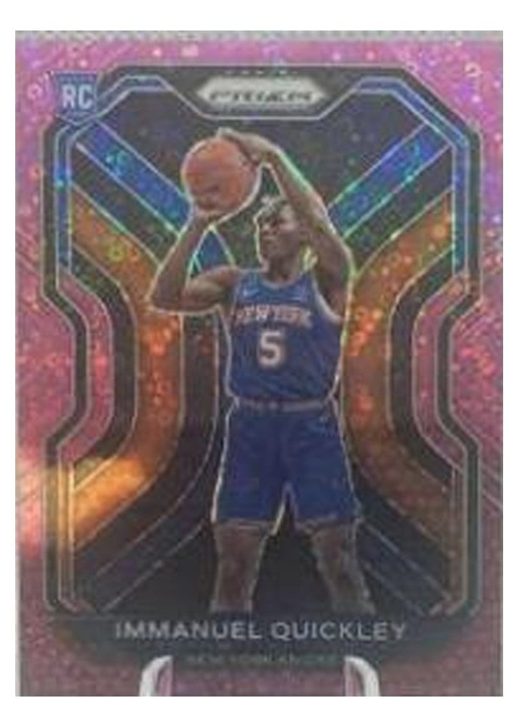2020-21 Panini Prizm Base Set Immanuel Quickley #296 card