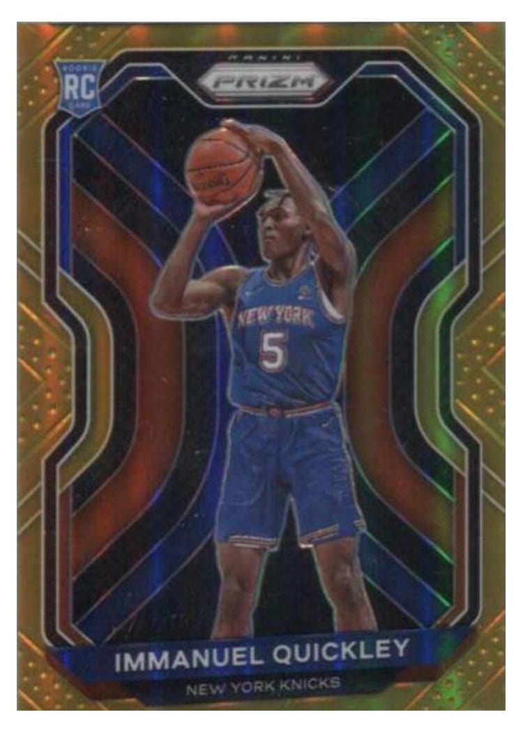 2020-21 Panini Prizm Base Set Immanuel Quickley #296 card