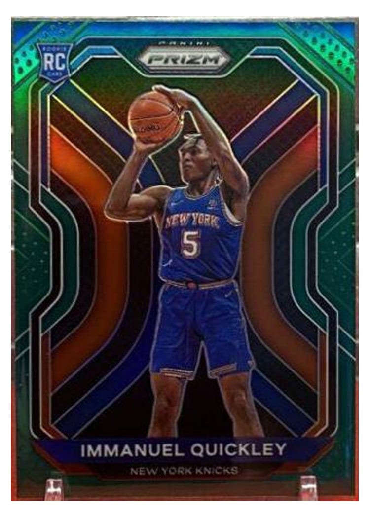2020-21 Panini Prizm Base Set Immanuel Quickley #296 card