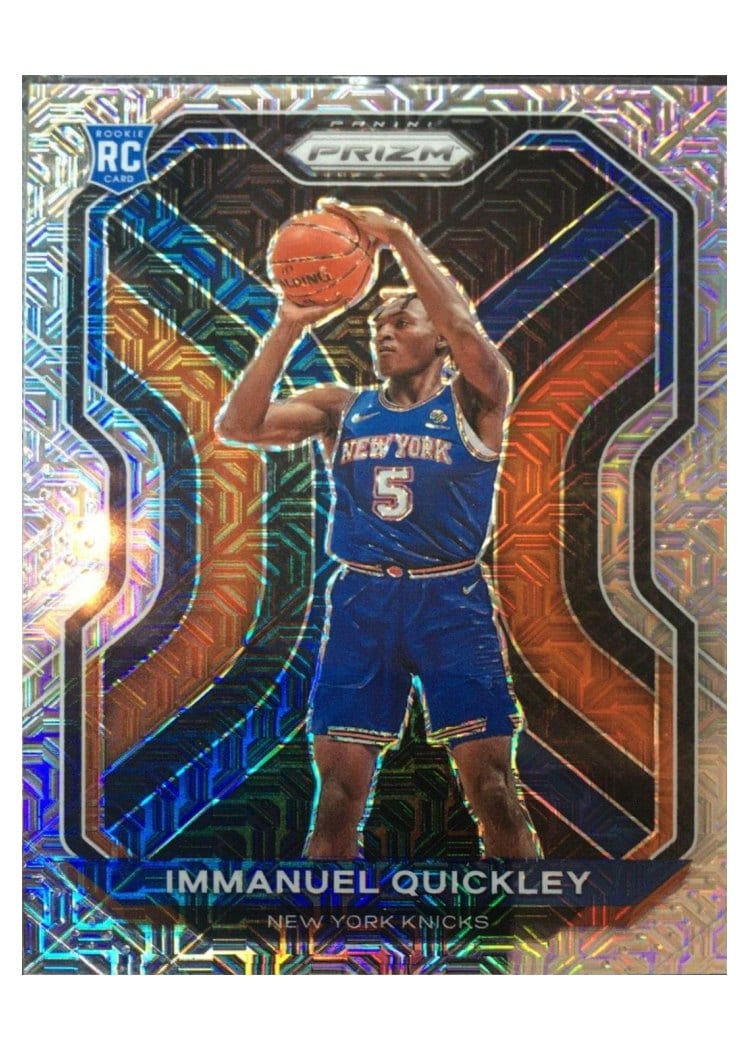 2020-21 Panini Prizm Base Set Immanuel Quickley #296 card