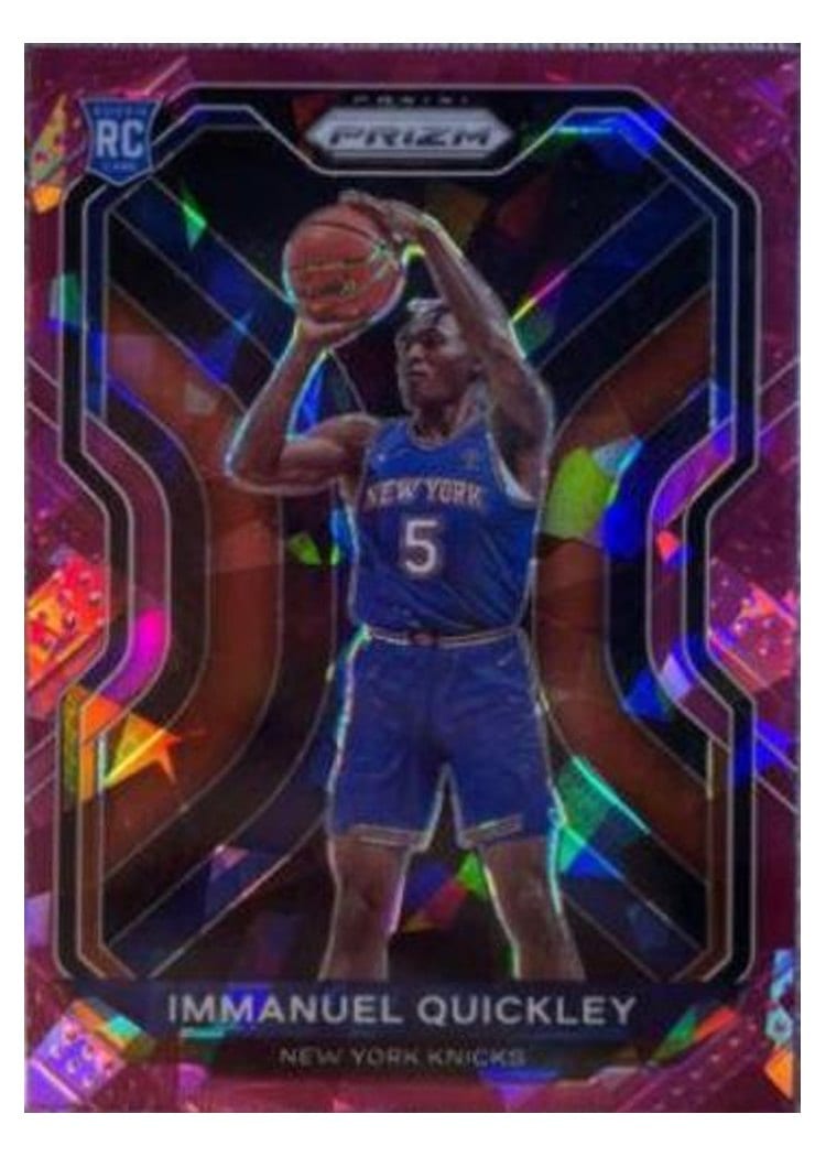 2020-21 Panini Prizm Base Set Immanuel Quickley #296 card