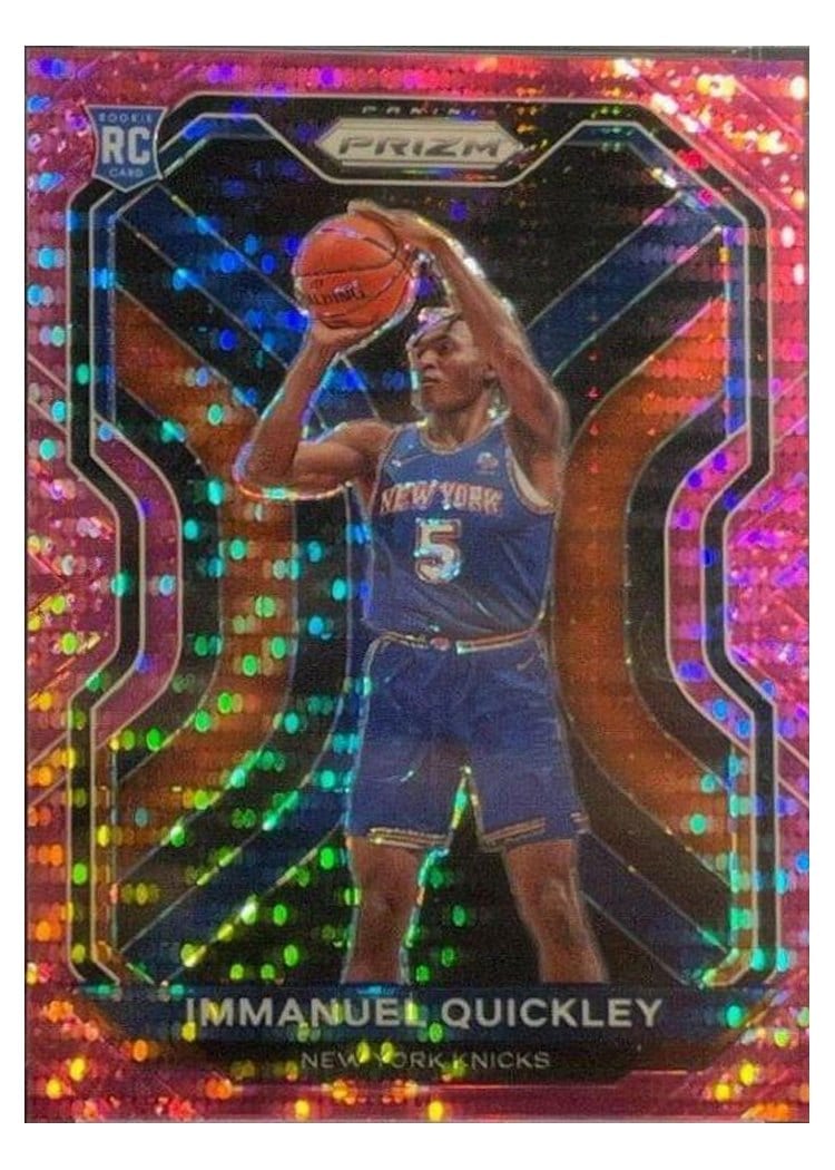 2020-21 Panini Prizm Base Set Immanuel Quickley #296 card