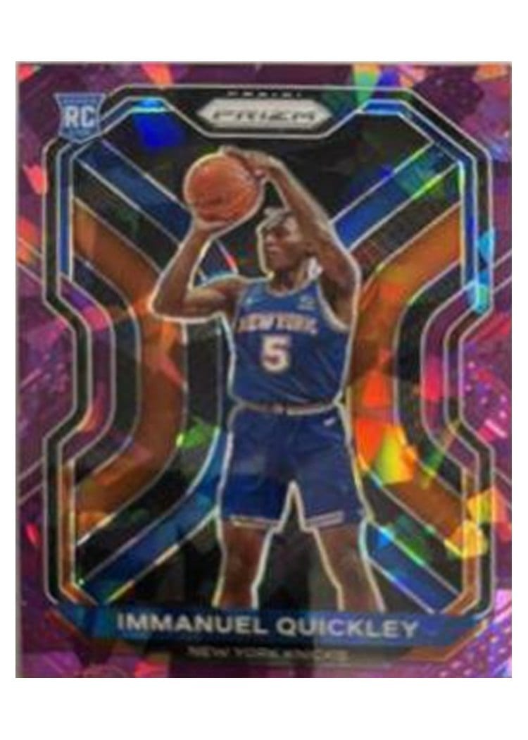 2020-21 Panini Prizm Base Set Immanuel Quickley #296 card