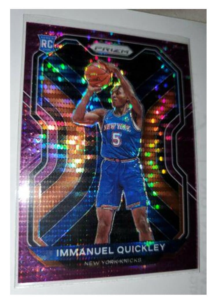 2020-21 Panini Prizm Base Set Immanuel Quickley #296 card