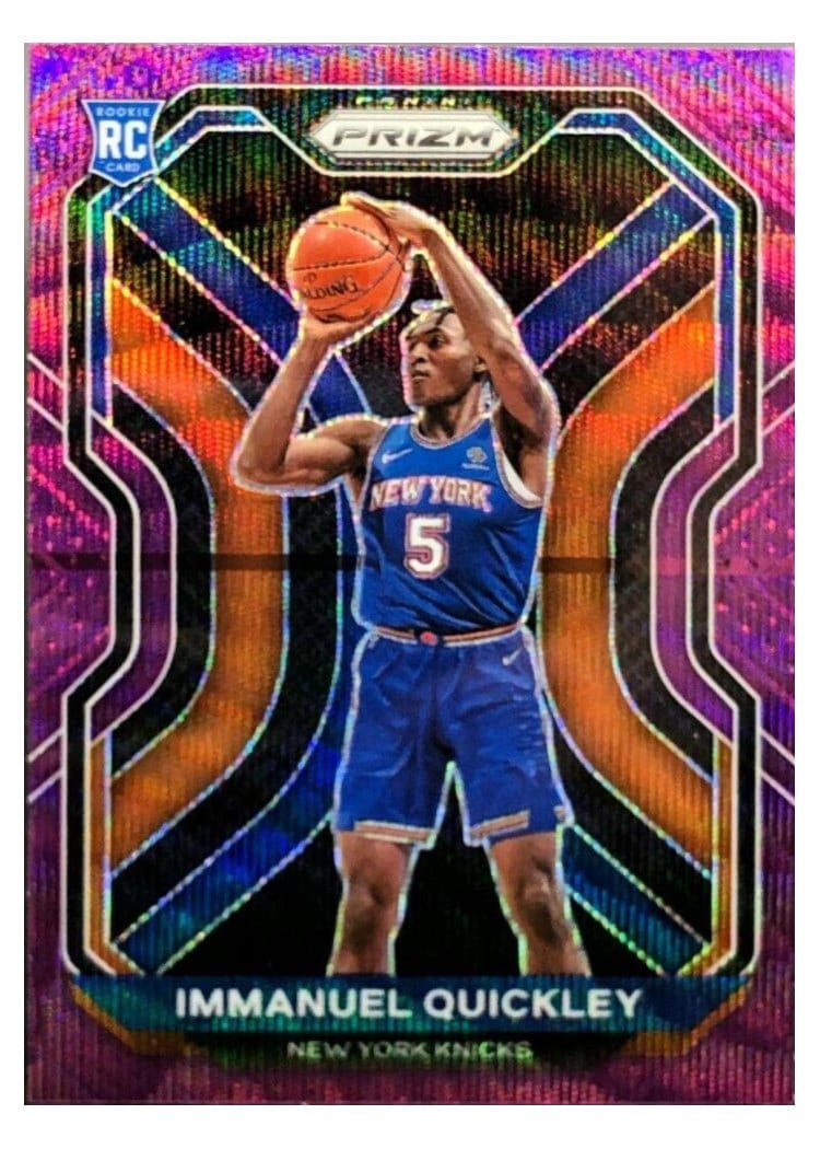 2020-21 Panini Prizm Base Set Immanuel Quickley #296 card