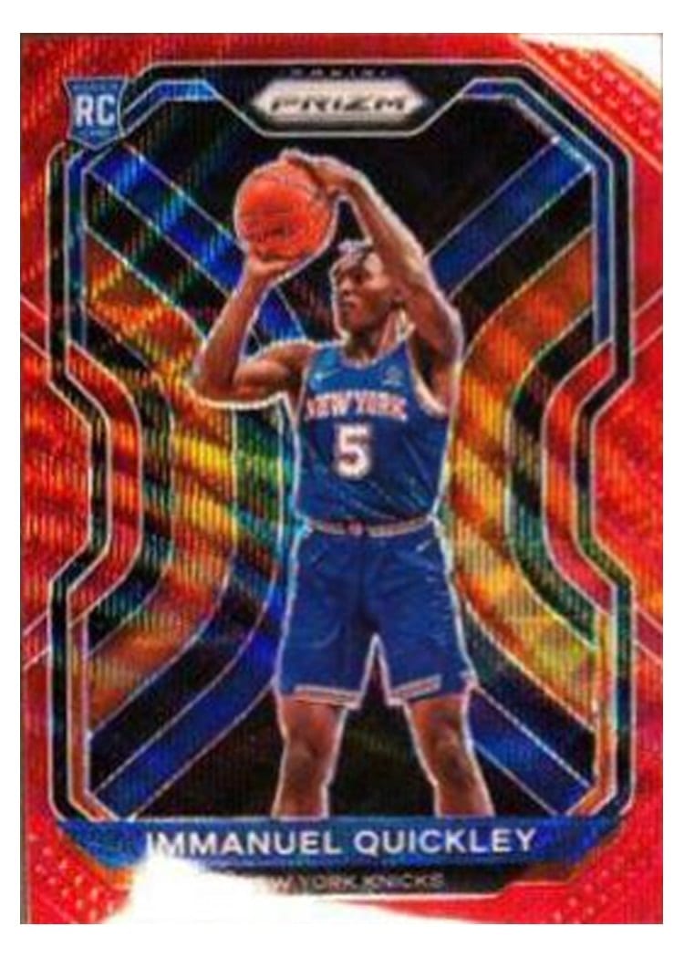 2020-21 Panini Prizm Base Set Immanuel Quickley #296 card