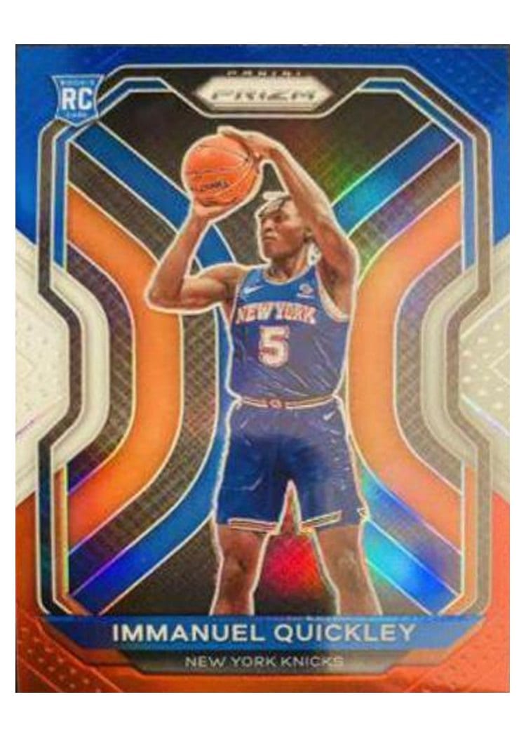 2020-21 Panini Prizm Base Set Immanuel Quickley #296 card