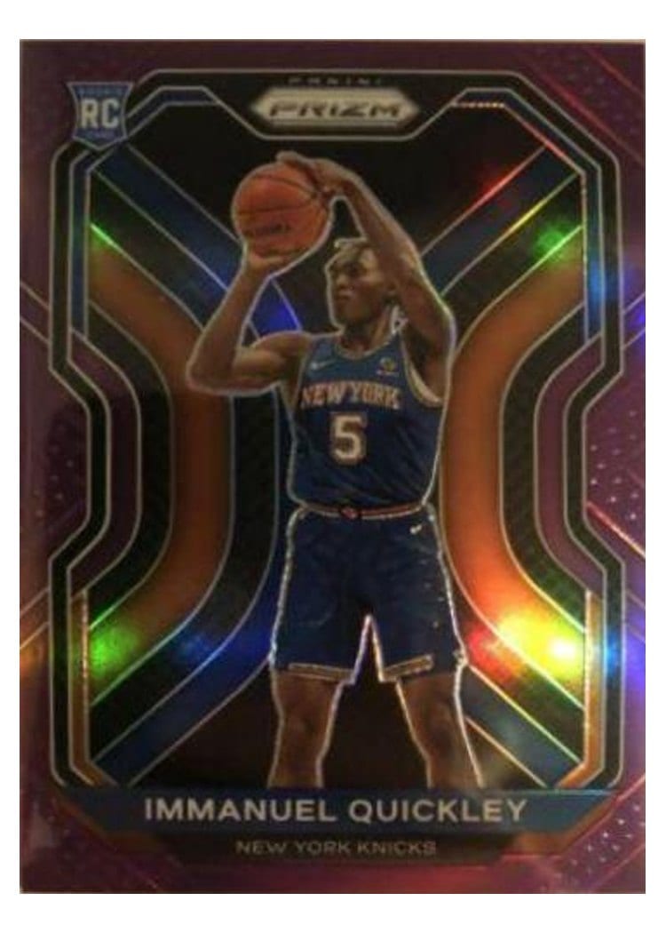 2020-21 Panini Prizm Base Set Immanuel Quickley #296 card