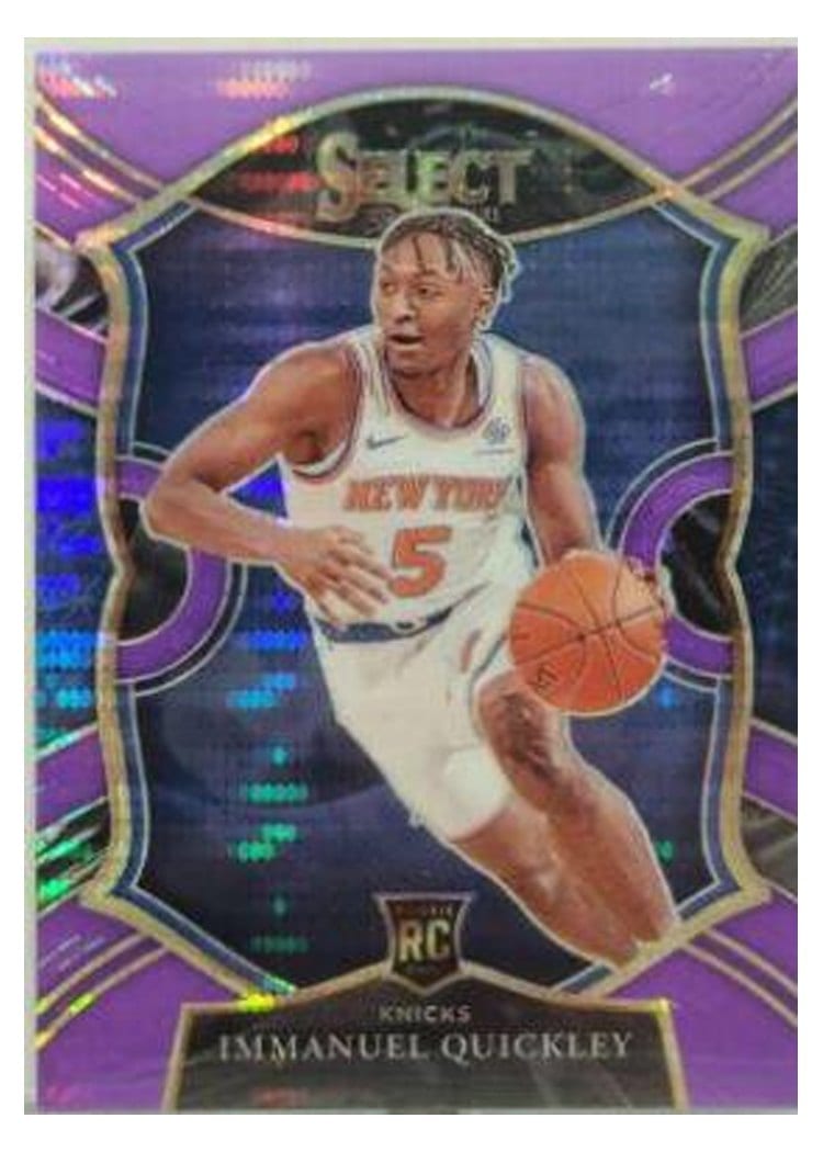 2020-21 Panini Select Base Set Immanuel Quickley #85 card