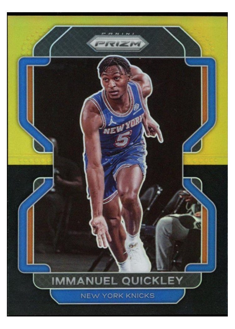 2021-22 Panini Prizm Base Set Immanuel Quickley #129 card