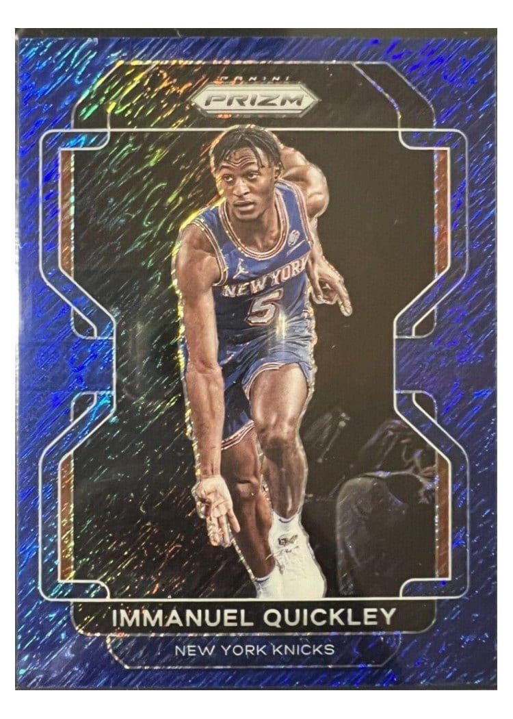 2021-22 Panini Prizm Base Set Immanuel Quickley #129 card