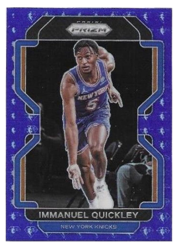 2021-22 Panini Prizm Base Set Immanuel Quickley #129 card
