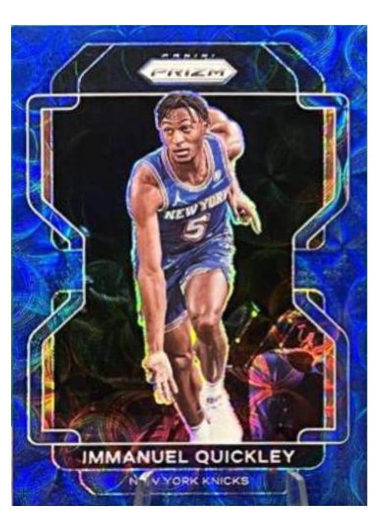 2021-22 Panini Prizm Base Set Immanuel Quickley #129 card