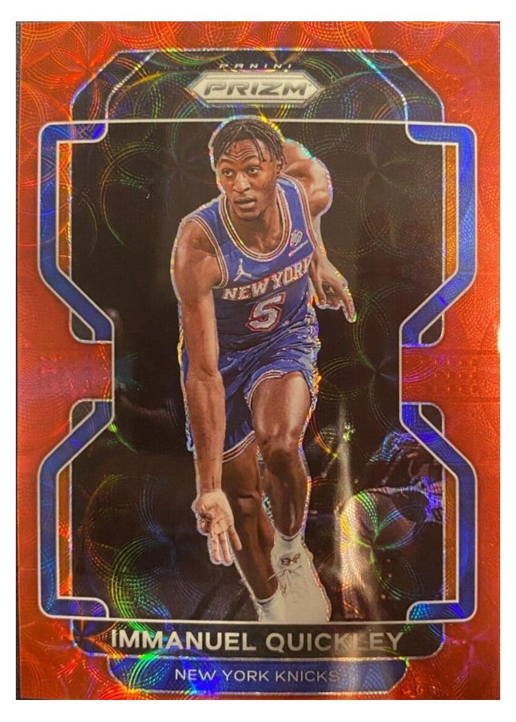2021-22 Panini Prizm Base Set Immanuel Quickley #129 card
