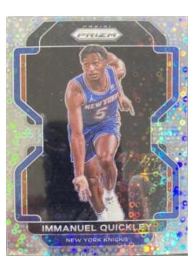 2021-22 Panini Prizm Base Set Immanuel Quickley #129 card