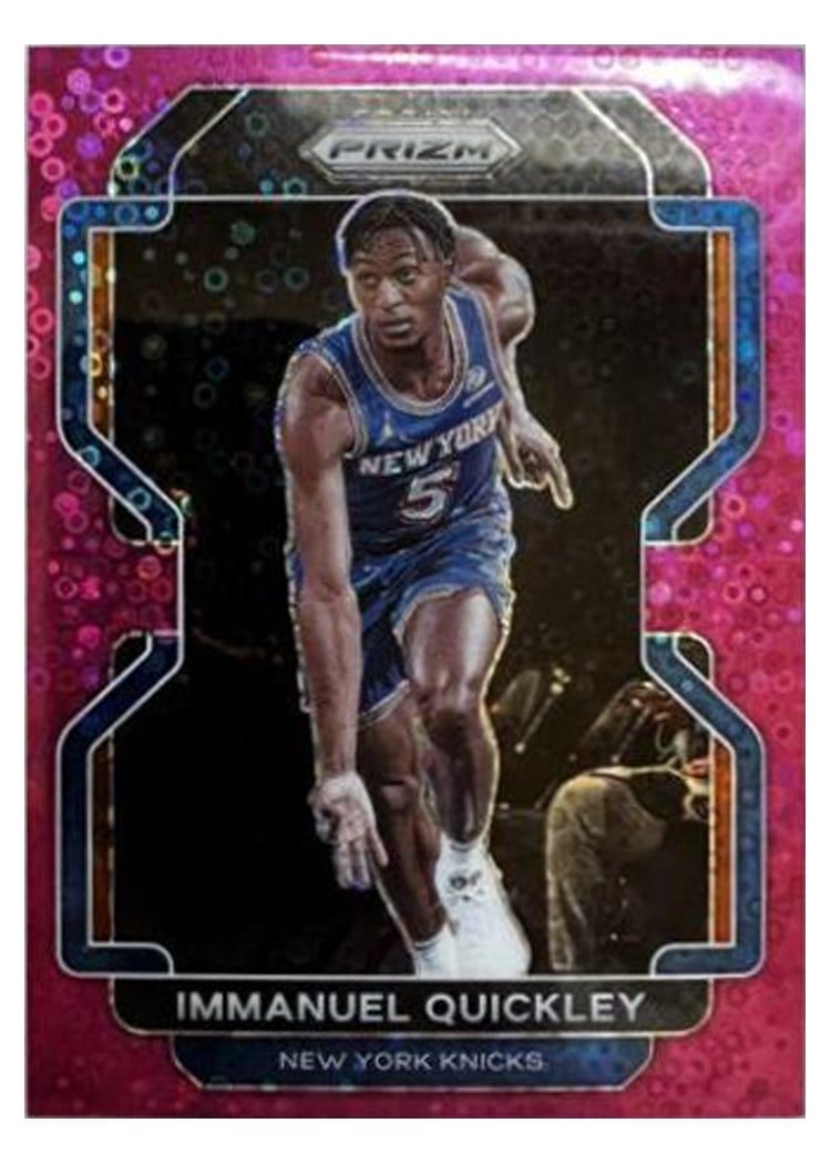 2021-22 Panini Prizm Base Set Immanuel Quickley #129 card