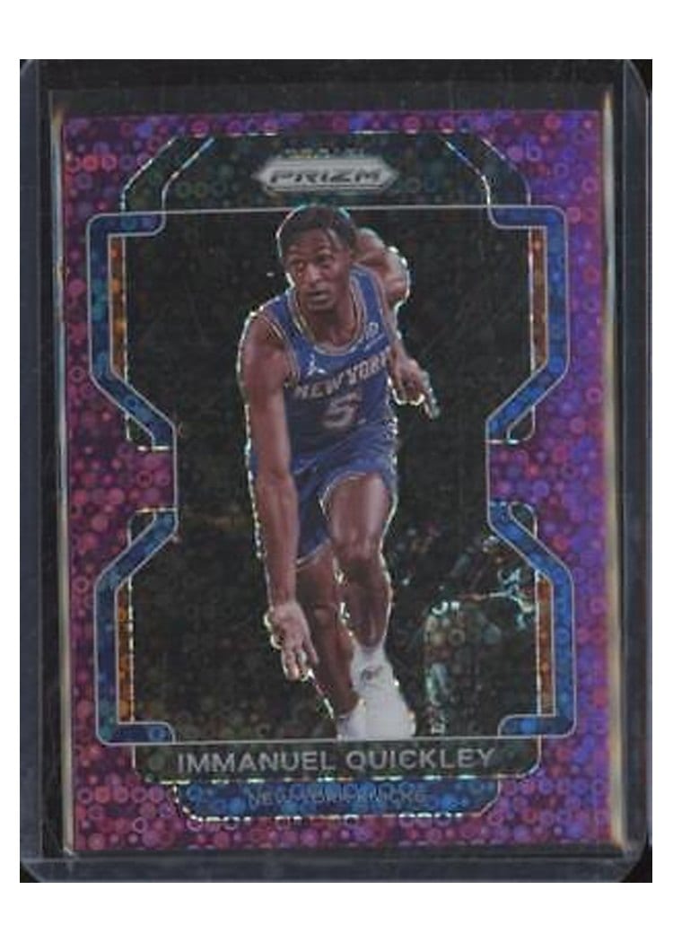 2021-22 Panini Prizm Base Set Immanuel Quickley #129 card