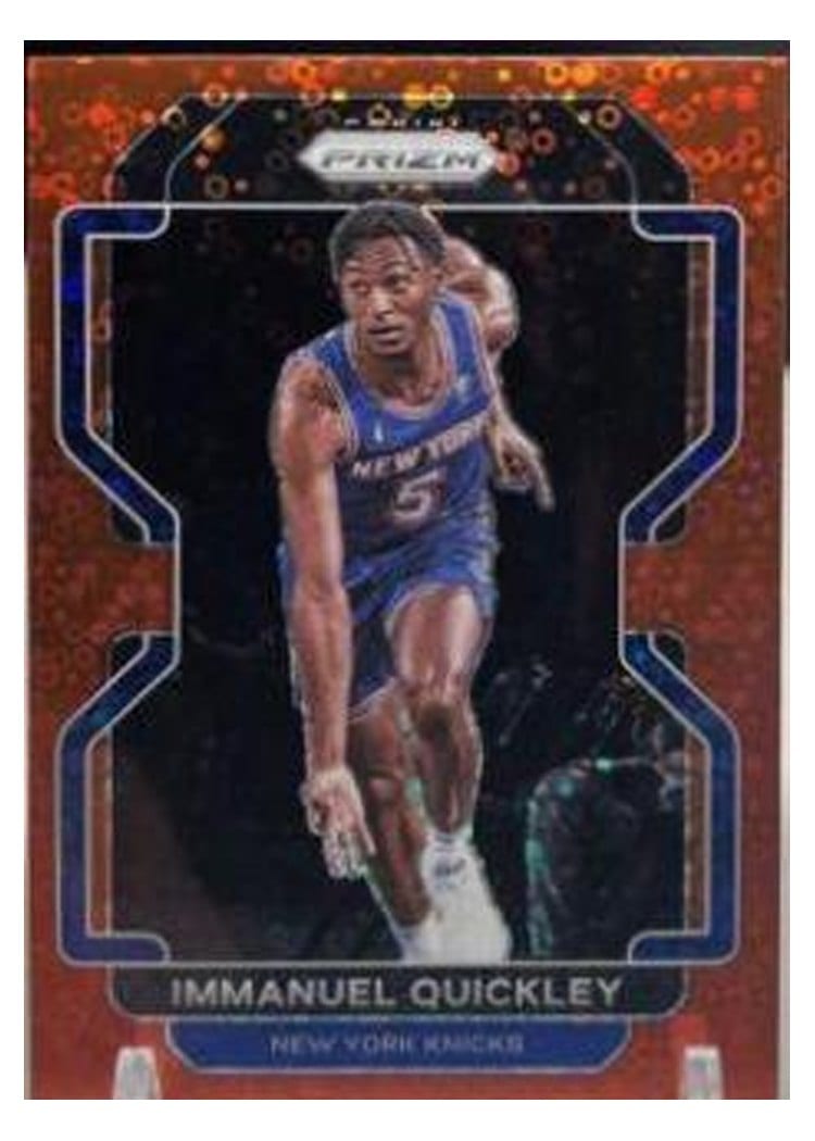 2021-22 Panini Prizm Base Set Immanuel Quickley #129 card