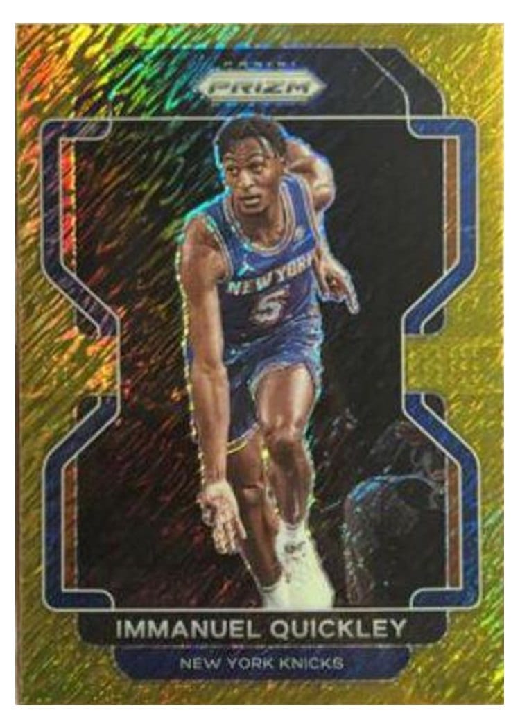 2021-22 Panini Prizm Base Set Immanuel Quickley #129 card