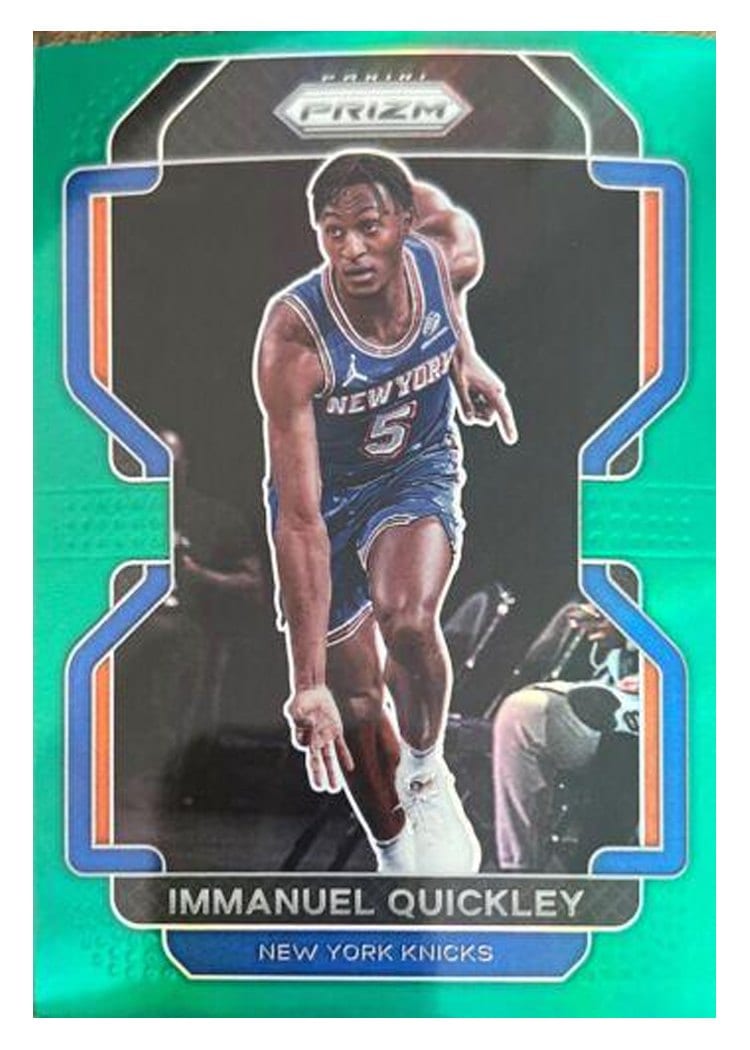 2021-22 Panini Prizm Base Set Immanuel Quickley #129 card