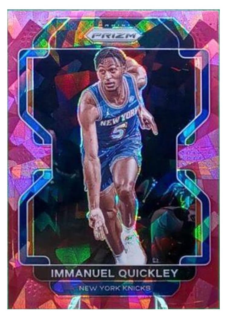 2021-22 Panini Prizm Base Set Immanuel Quickley #129 card