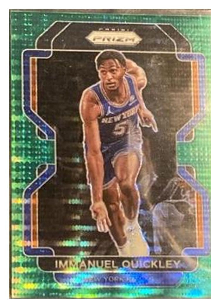 2021-22 Panini Prizm Base Set Immanuel Quickley #129 card