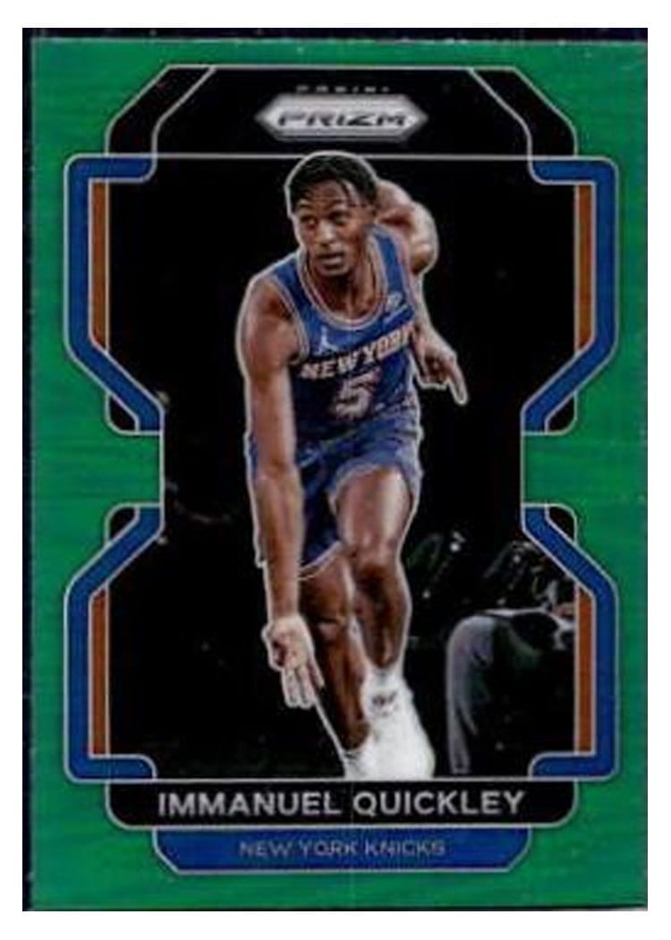 2021-22 Panini Prizm Base Set Immanuel Quickley #129 card