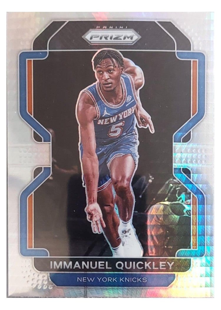 2021-22 Panini Prizm Base Set Immanuel Quickley #129 card