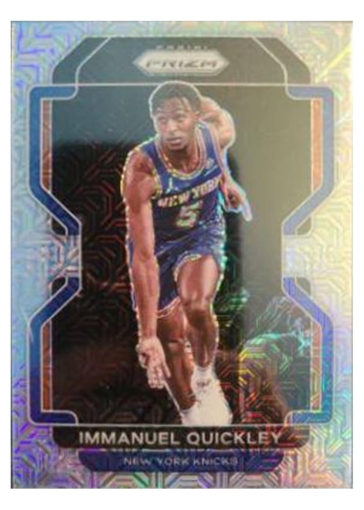 2021-22 Panini Prizm Base Set Immanuel Quickley #129 card